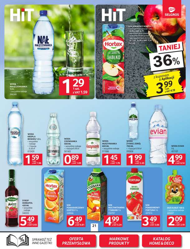 Selgros - gazetka promocyjna Oferta spożywcza od czwartku 19.02 do środy 04.03 - strona 21