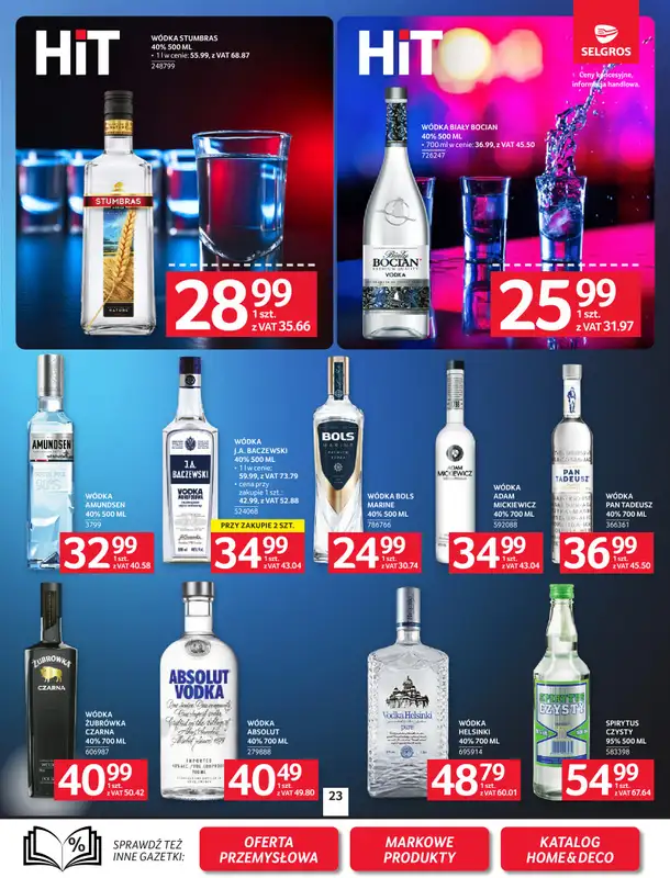 Selgros - gazetka promocyjna Oferta spożywcza od czwartku 19.02 do środy 04.03 - strona 23