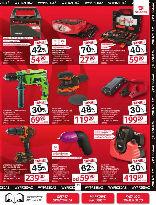 Selgros - gazetka promocyjna Oferta przemysłowa od czwartku 19.02 do środy 04.03 - strona 33