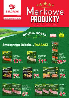 Selgros - gazetka promocyjna Katalog Markowe Produkty od czwartku 19.02 do środy 04.03