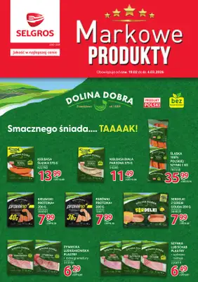 Selgros - gazetka promocyjna Katalog Markowe Produkty od czwartku 19.02 do środy 04.03