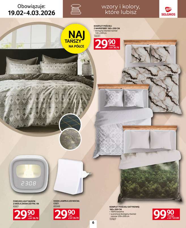 Selgros - gazetka promocyjna Katalog Home&Deco od czwartku 19.02 do środy 04.03 - strona 6