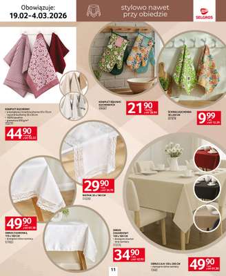 Selgros - gazetka promocyjna Katalog Home&Deco od czwartku 19.02 do środy 04.03 - strona 11
