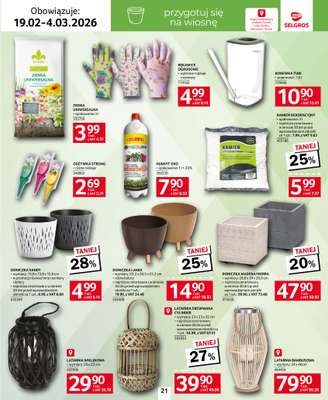 Selgros - gazetka promocyjna Katalog Home&Deco od czwartku 19.02 do środy 04.03 - strona 21