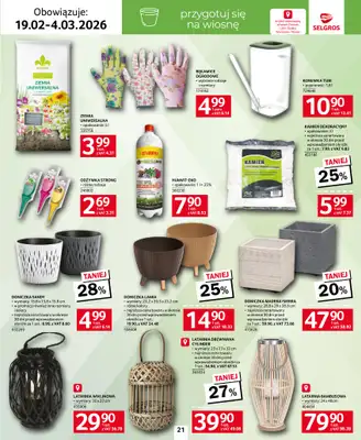 Selgros - gazetka promocyjna Katalog Home&Deco od czwartku 19.02 do środy 04.03 - strona 21