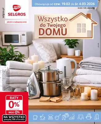 Selgros - gazetka promocyjna Katalog Home&Deco od czwartku 19.02 do środy 04.03