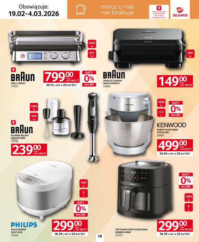 Selgros - gazetka promocyjna Katalog Home&Deco od czwartku 19.02 do środy 04.03 - strona 18