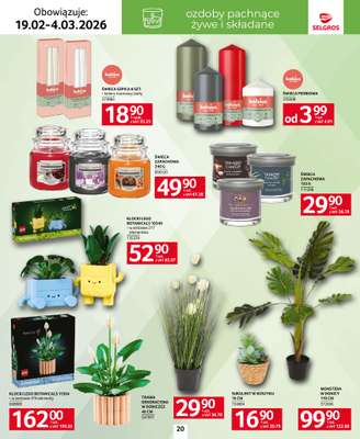 Selgros - gazetka promocyjna Katalog Home&Deco od czwartku 19.02 do środy 04.03 - strona 20