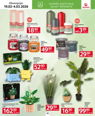Selgros - gazetka promocyjna Katalog Home&Deco od czwartku 19.02 do środy 04.03 - strona 20
