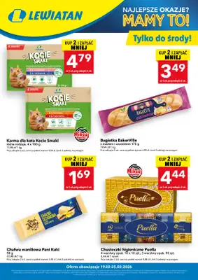 LEWIATAN - gazetka promocyjna W wielopakach taniej! od czwartku 19.02 do środy 25.02