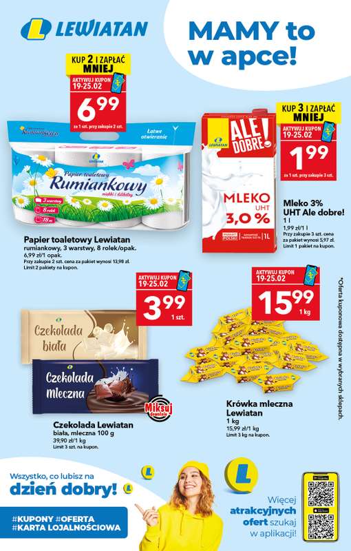 LEWIATAN - gazetka promocyjna Mamy TO w apce! od czwartku 19.02 do środy 25.02