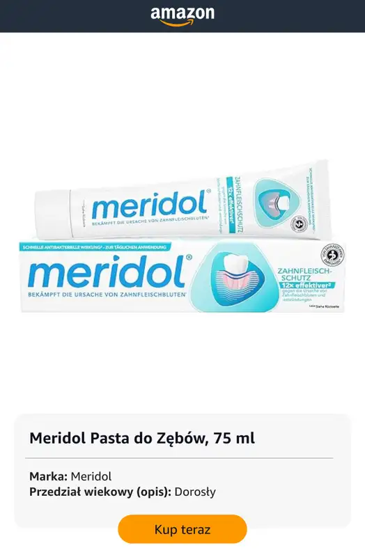 Amazon - gazetka promocyjna Pasty do zębów dla całej rodziny od poniedziałku 16.02  - strona 6