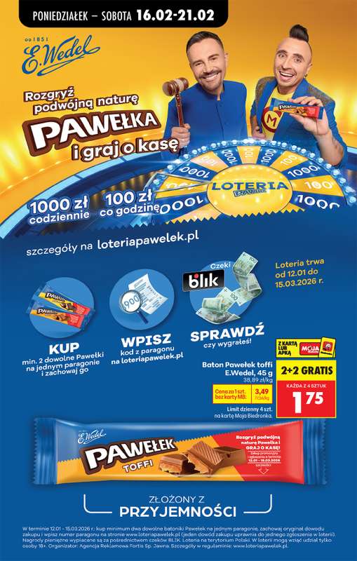 Biedronka - gazetka promocyjna Od poniedziałku od poniedziałku 16.02 do niedzieli 22.02 - strona 59