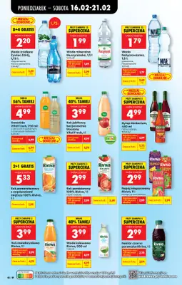 Biedronka - gazetka promocyjna Od poniedziałku, Z ladą tradycyjną od poniedziałku 16.02 do niedzieli 22.02 - strona 62