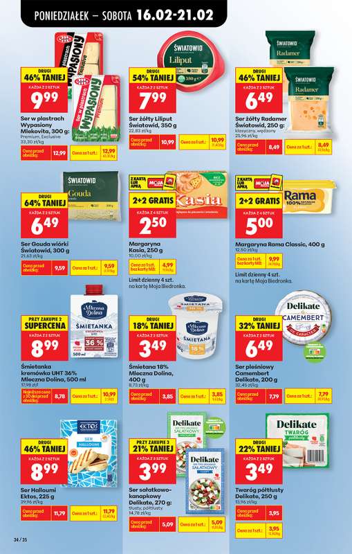 Biedronka - gazetka promocyjna Od poniedziałku, Z ladą tradycyjną od poniedziałku 16.02 do niedzieli 22.02 - strona 42