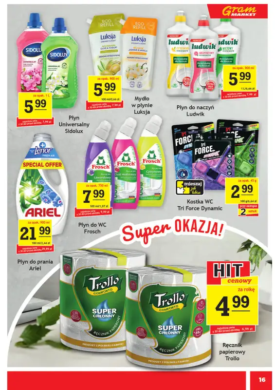 Gram Market - gazetka promocyjna Gazetka od środy 18.02 do wtorku 24.02 - strona 16