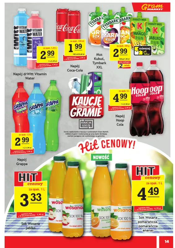 Gram Market - gazetka promocyjna Gazetka od środy 18.02 do wtorku 24.02 - strona 14