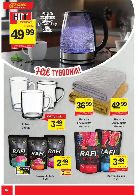Gram Market - gazetka promocyjna Gazetka od środy 18.02 do wtorku 24.02 - strona 15