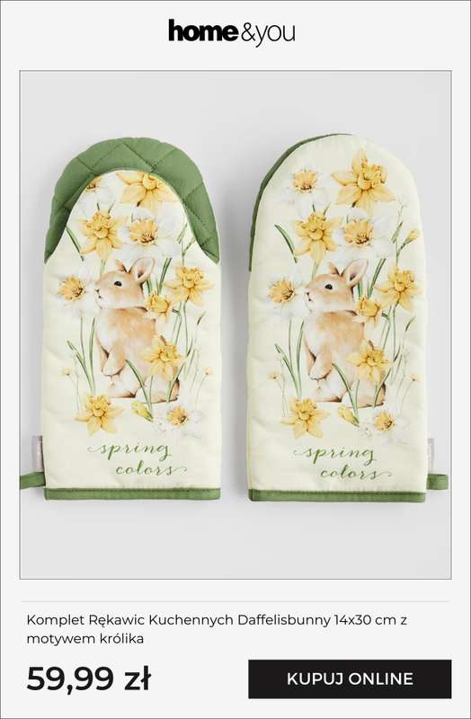 home&you - gazetka promocyjna Wielkanocne tekstylia! od poniedziałku 16.02  - strona 10