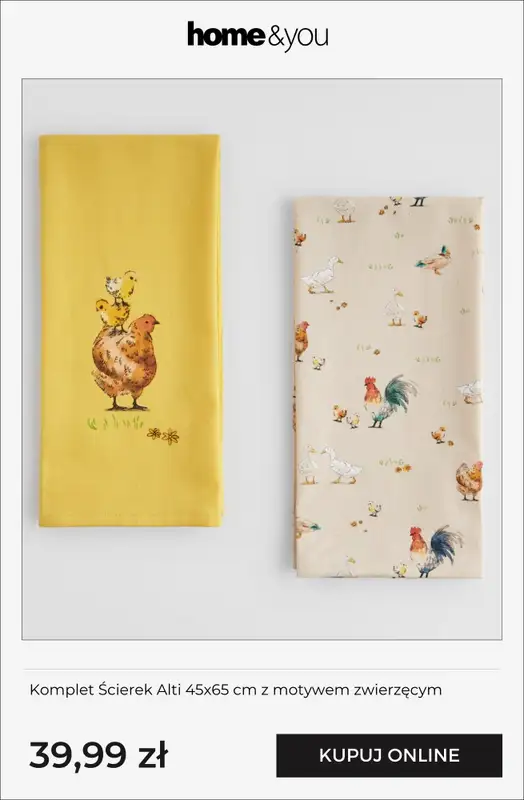 home&you - gazetka promocyjna Wielkanocne tekstylia! od poniedziałku 16.02  - strona 3