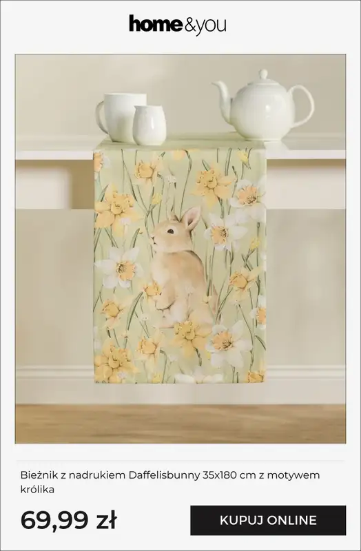 home&you - gazetka promocyjna Wielkanocne tekstylia! od poniedziałku 16.02  - strona 8