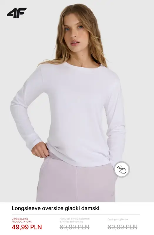 4F - gazetka promocyjna Damskie ubrania do 50 zł od poniedziałku 16.02  - strona 3