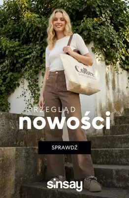 Sinsay - gazetka promocyjna Nowości w Sinsay! od poniedziałku 16.02 do niedzieli 22.02