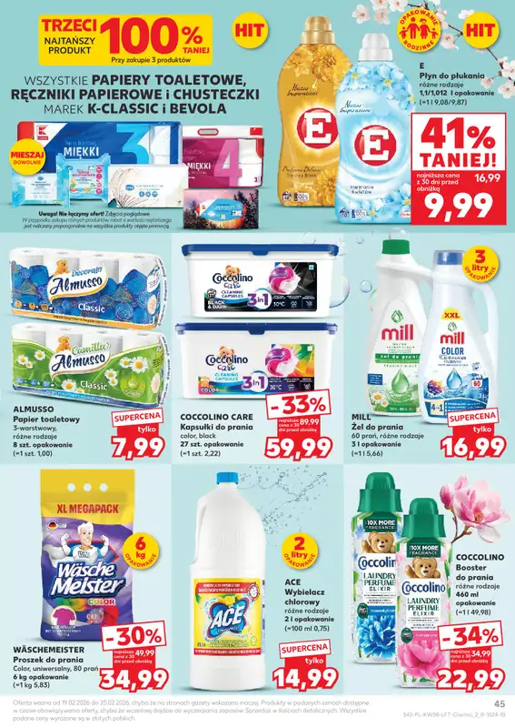 Kaufland - gazetka promocyjna Oferta Kaufland od czwartku 19.02 do środy 25.02 - strona 45