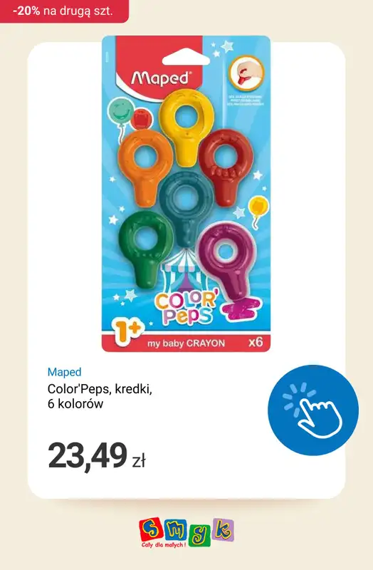 Smyk - gazetka promocyjna Artykuły plastyczne -20% na DRUGI PRODUKT od poniedziałku 16.02 do poniedziałku 23.02 - strona 6