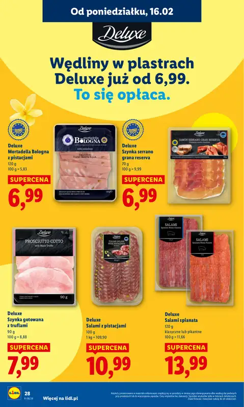 Lidl - gazetka promocyjna Oferta od poniedziałku od poniedziałku 16.02 do środy 18.02 - strona 28
