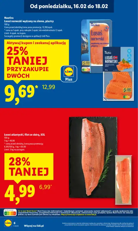 Lidl - gazetka promocyjna Oferta od poniedziałku od poniedziałku 16.02 do środy 18.02 - strona 6