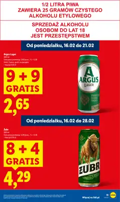 Lidl - gazetka promocyjna Oferta od poniedziałku od poniedziałku 16.02 do środy 18.02 - strona 11