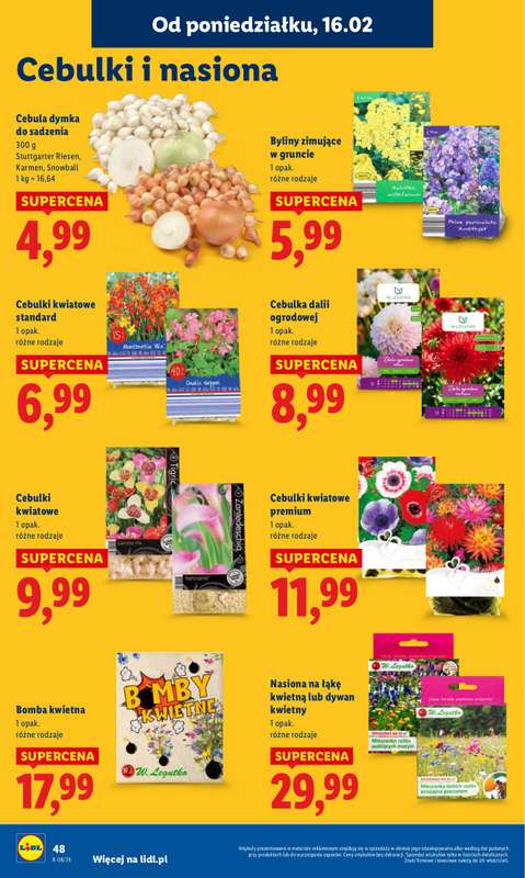 Lidl - gazetka promocyjna Oferta od poniedziałku od poniedziałku 16.02 do środy 18.02 - strona 48