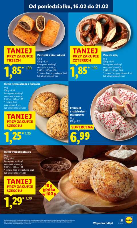 Lidl - gazetka promocyjna Oferta od poniedziałku od poniedziałku 16.02 do środy 18.02 - strona 21