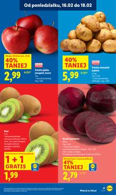 Lidl - gazetka promocyjna Oferta od poniedziałku od poniedziałku 16.02 do środy 18.02 - strona 17