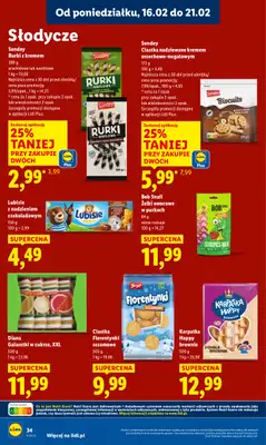 Lidl - gazetka promocyjna Oferta od poniedziałku od poniedziałku 16.02 do środy 18.02 - strona 34
