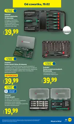 Lidl - gazetka promocyjna Katalog od poniedziałku 16.02 do soboty 21.02 - strona 37