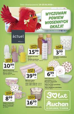 Auchan - gazetka promocyjna Gazetka Wiosenne Okazje Hipermarket Auchan od czwartku 19.02 do środy 25.02