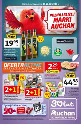 Auchan - gazetka promocyjna Gazetka 30 Lat Supermarket Auchan od czwartku 19.02 do środy 25.02