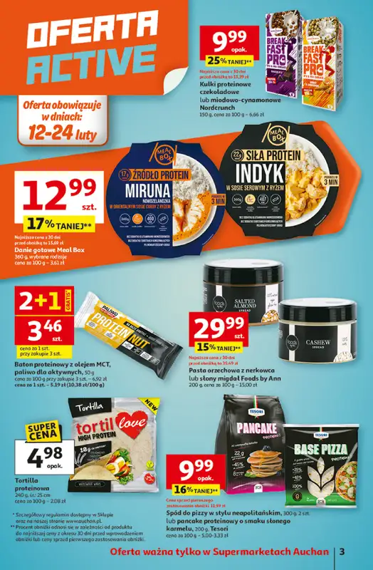 Auchan - gazetka promocyjna Gazetka 30 Lat Supermarket Auchan od czwartku 19.02 do środy 25.02 - strona 3