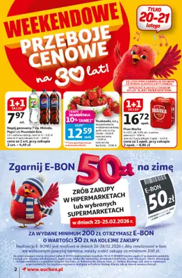 Auchan - gazetka promocyjna Gazetka 30 Lat Supermarket Auchan od czwartku 19.02 do środy 25.02 - strona 2