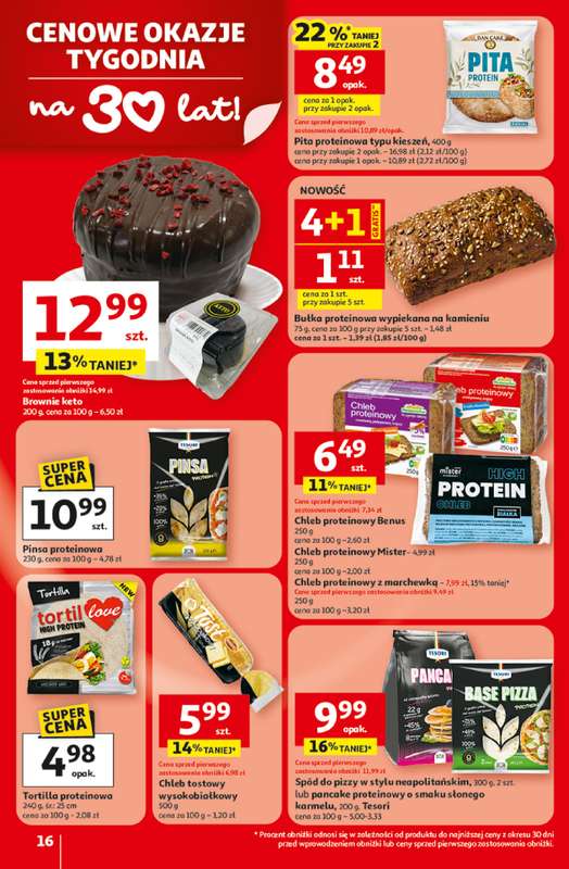 Auchan - gazetka promocyjna Gazetka 30 Lat Hipermarket Auchan od czwartku 19.02 do środy 25.02 - strona 16