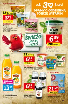 Auchan - gazetka promocyjna Gazetka 30 Lat Hipermarket Auchan od czwartku 19.02 do środy 25.02 - strona 13