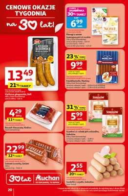 Auchan - gazetka promocyjna Gazetka 30 Lat Hipermarket Auchan od czwartku 19.02 do środy 25.02 - strona 20