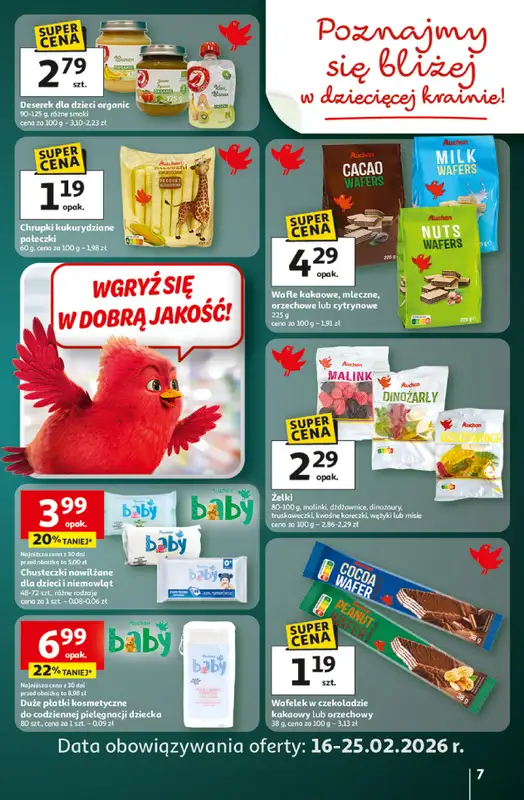 Auchan - gazetka promocyjna Gazetka 30 Lat Hipermarket Auchan od czwartku 19.02 do środy 25.02 - strona 7
