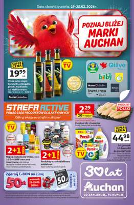 Auchan - gazetka promocyjna Gazetka 30 Lat Hipermarket Auchan od czwartku 19.02 do środy 25.02