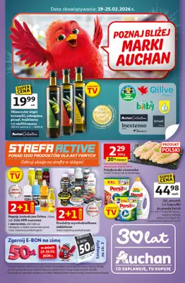 Auchan - gazetka promocyjna Gazetka 30 Lat Hipermarket Auchan od czwartku 19.02 do środy 25.02