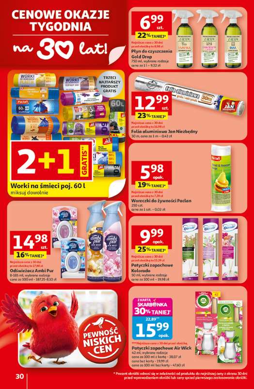 Auchan - gazetka promocyjna Gazetka 30 Lat Hipermarket Auchan od czwartku 19.02 do środy 25.02 - strona 30