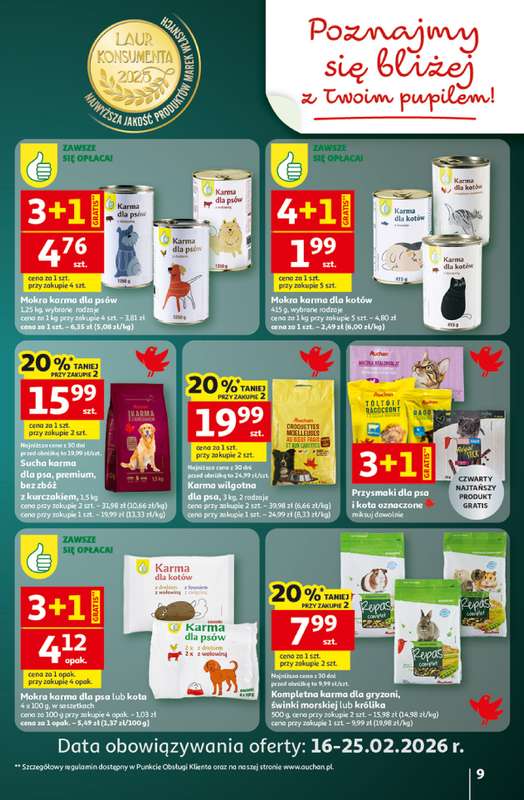 Auchan - gazetka promocyjna Gazetka 30 Lat Hipermarket Auchan od czwartku 19.02 do środy 25.02 - strona 9