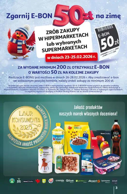 Auchan - gazetka promocyjna Gazetka 30 Lat Hipermarket Auchan od czwartku 19.02 do środy 25.02 - strona 3